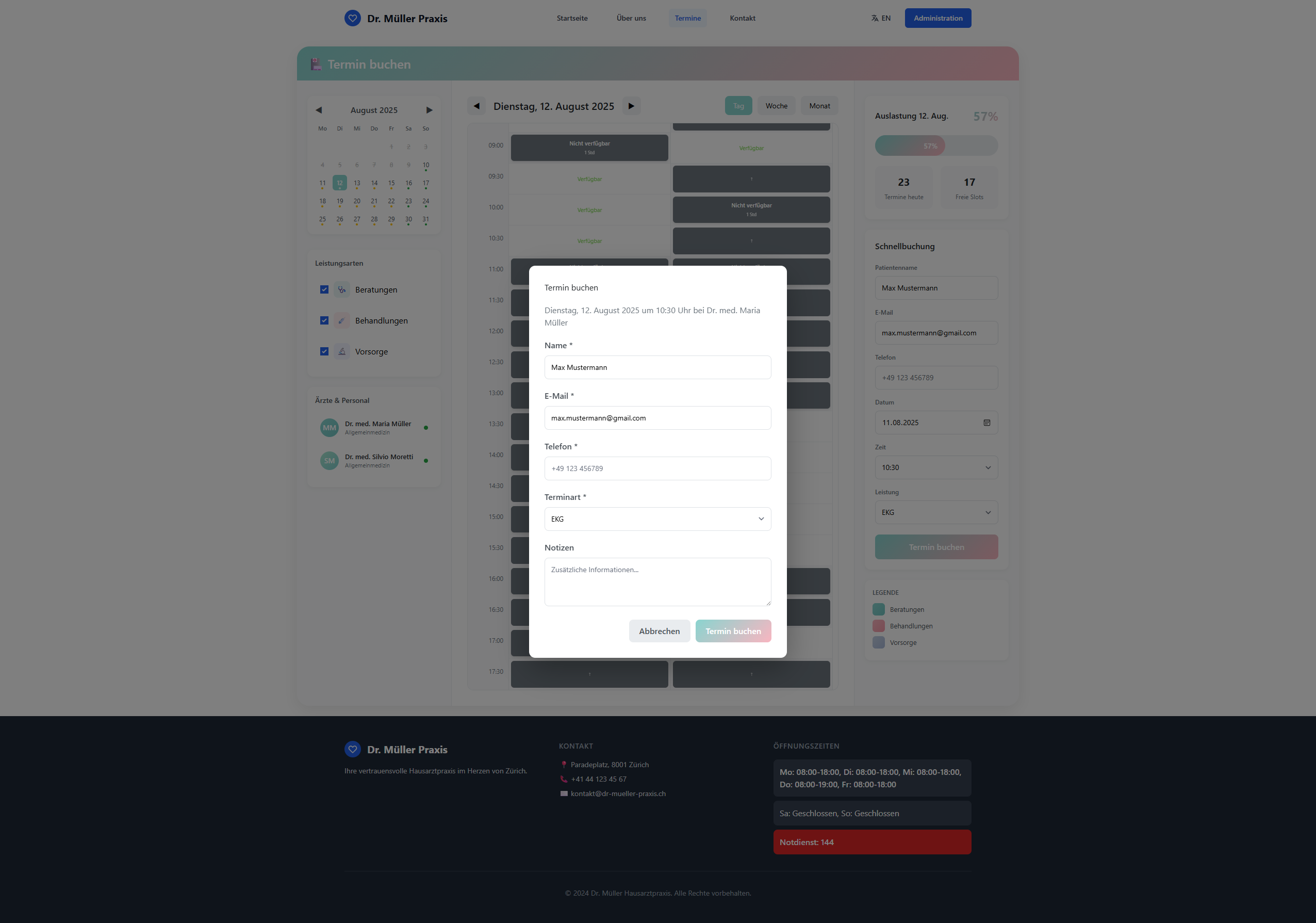 Book Appointment Form